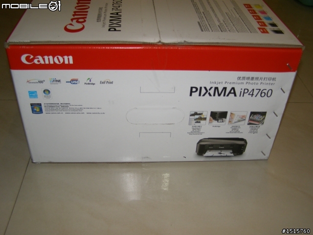[開箱文] Canon IP4760 噴墨印表機