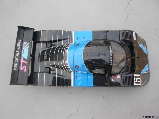 模型車收藏分享[018-Exoto-RLG19190, 1/18, Sauber-Mercedes C9 #61, 1988]