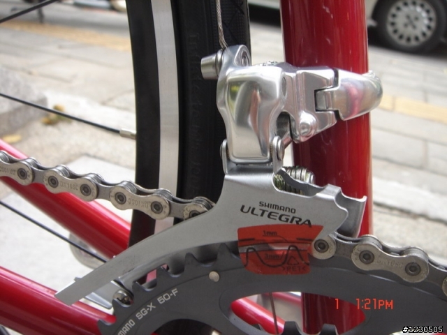 日本紅色版KHS CLUB 2000 鋼管公路車....(圖)