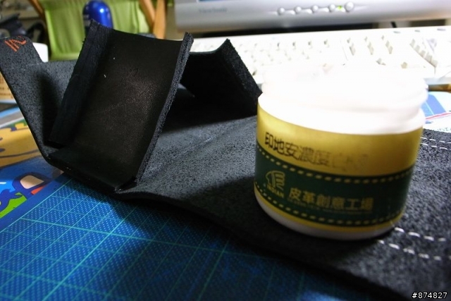 手工自製真皮座墊包
