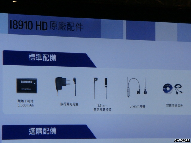 [紀錄]全球第一支HD高畫質錄影手機I8910體驗會