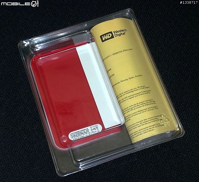 [遲來的外接2.5吋500G硬碟開箱] 3千找1元的WD My Passport Essential火紅版分享