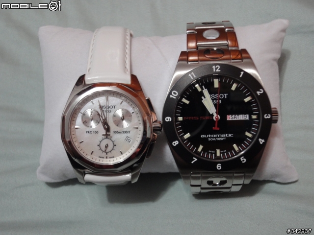 [開箱文] TISSOT PRS516 極速複刻機械錶 + PRC100 三眼計時石英錶