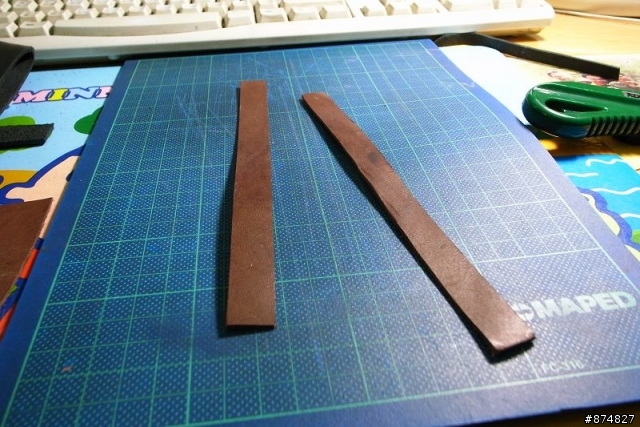 手工自製真皮座墊包