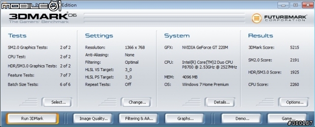 [開箱]ASUS F83VF P8700 不專業&不負責任開箱~補3DMARK06測試