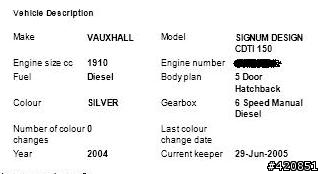 Vauxhall Signum 1.9 CDTi