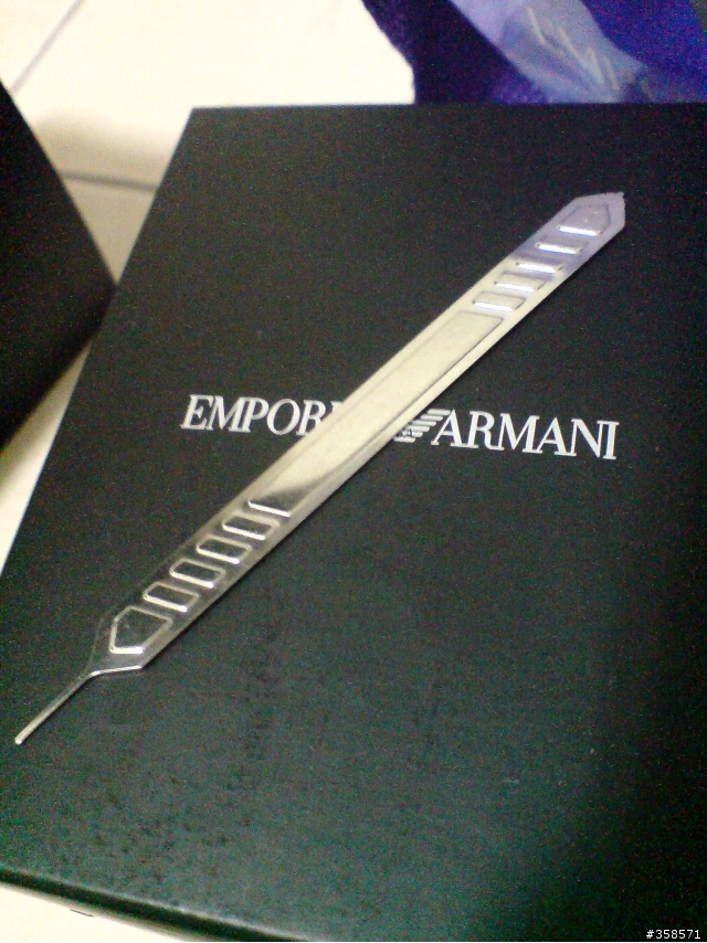 [開箱] ARMANI 動力儲存雙環腕錶(玫瑰金)   ARMANI  Meccanico AR4619