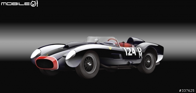 [作品分享] CorelDRAW 繪製 阿達的創作 Ferrari 250 Testa Rossa