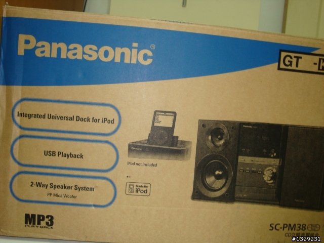 【開箱文】IPOD的老公 PANASONIC SC-PM38