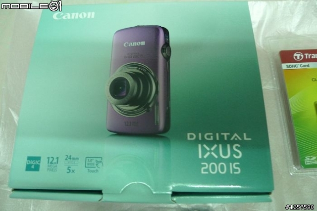 更新~資展貨Canon 200 IS夢幻紫開箱！(補上試拍圖^^)
