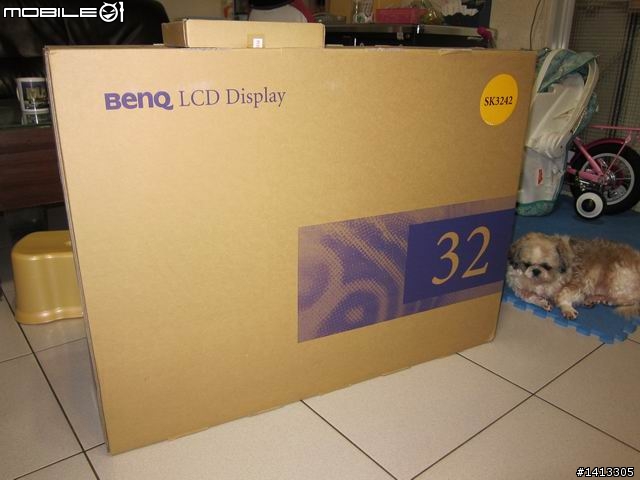 資展小黃屋殺很大之BENQ SK3242 32吋液晶不專業之開箱文