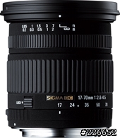 Sigma 17-70mm F2.8-4 DC MACRO OS HSM V.S Tamron SP 17-50mm F/2.8 XR Di II VC 規格比較