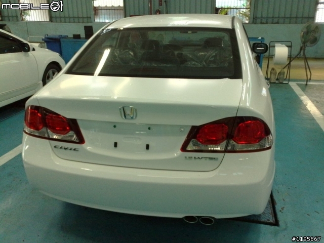 [開箱文]天使小白 civic 的誕生