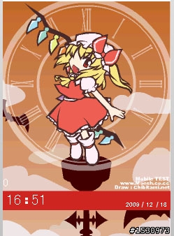 [240x320]東方フラン時計のMobile版(測試完成，已刪除)