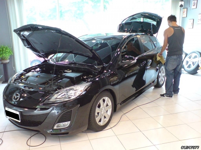 小黑到啦~New Mazda3 2.0 汽車美容&BILSTEIN開箱分享