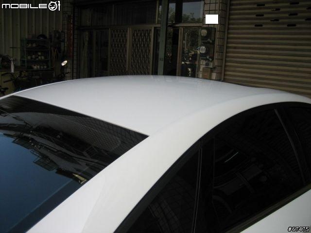 白色豪華版柴莽 菜單+交車+隔熱紙+鏡面美容開箱文(圖多)