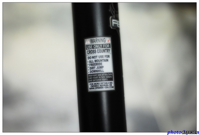 分享我的XC專用"SPINNER Aeris - 320-100 RLC"前叉