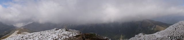 SONY HX1 合歡雪景，零下3度，電池拍到石門山北峰頂就沒電了，是否與氣溫有關呢？