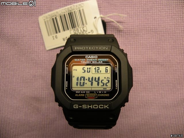 [開箱]CASIO G-SHOCK G-5600E-1DR