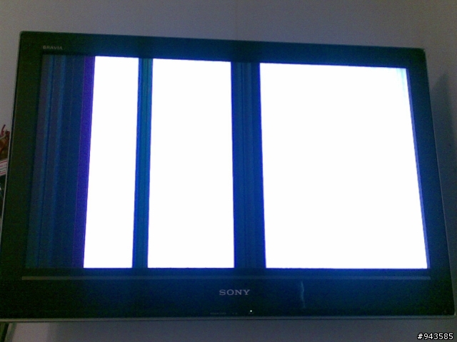 sony 32D3100 螢幕出現垂直紋路