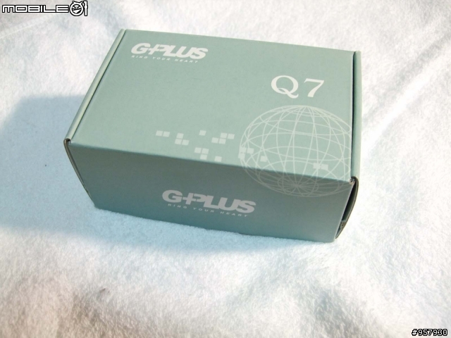 G-PLUS Q7 手機開箱文~