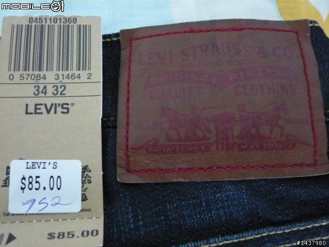 [分享]levis 511 skinny 分享