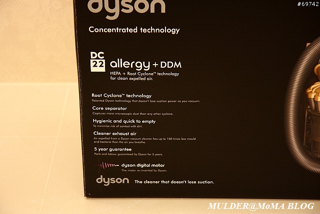 [MoMo桑分享] Dyson DC22 Allergy + DDM 滿除男人浪漫夢想的強力吸塵器 !!