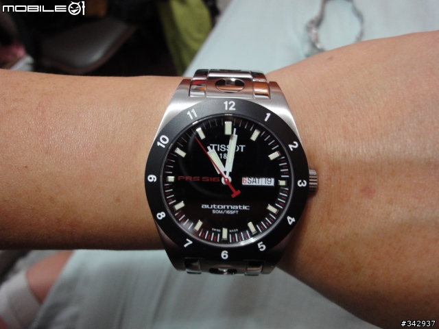 [開箱文] TISSOT PRS516 極速複刻機械錶 + PRC100 三眼計時石英錶
