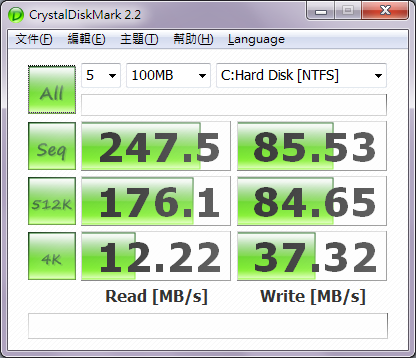 Intel 80G SSD G2 三次讀寫數據