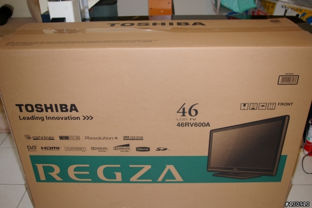TOSHIBA 46RV600A FULL HD LCD 電視 澳大利亞 感動收藏 簡易開箱