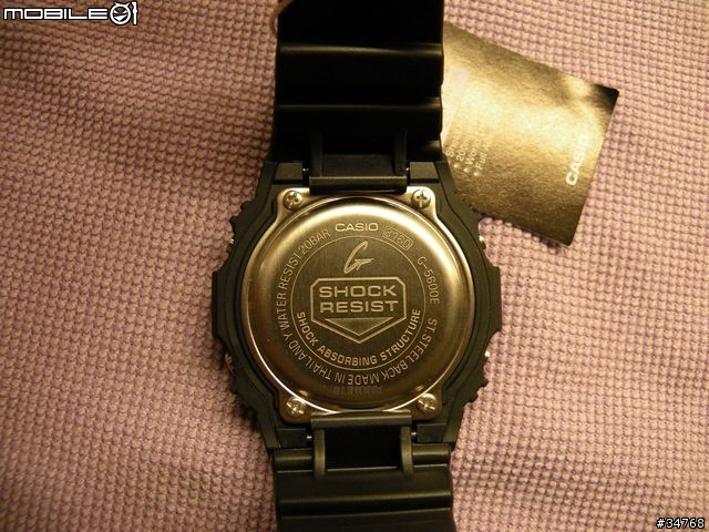 [開箱]CASIO G-SHOCK G-5600E-1DR