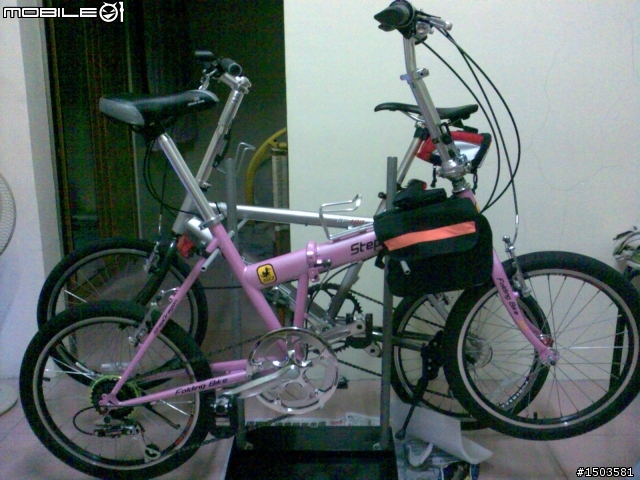 我的DIY立車架= =+
