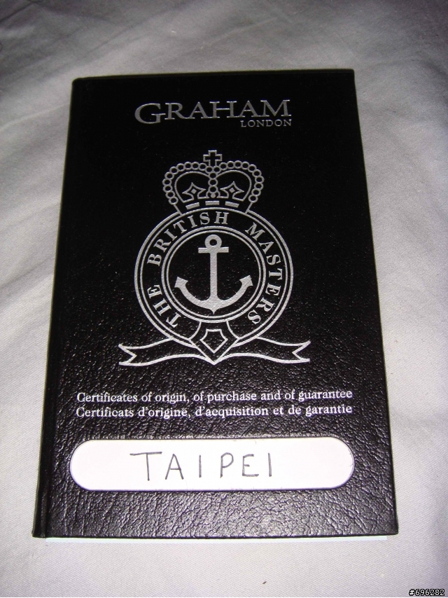 GRAHAM 台灣限定表(台北) 開箱文!