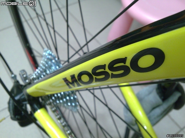 【沒有箱子的開箱文】MOSSO 756車架(黃) 配全套VELOCE
