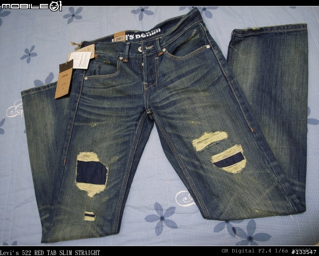 [開箱分享] Levi`s 522 RED TAB SLIM STRAIGHT...(新增著用例)