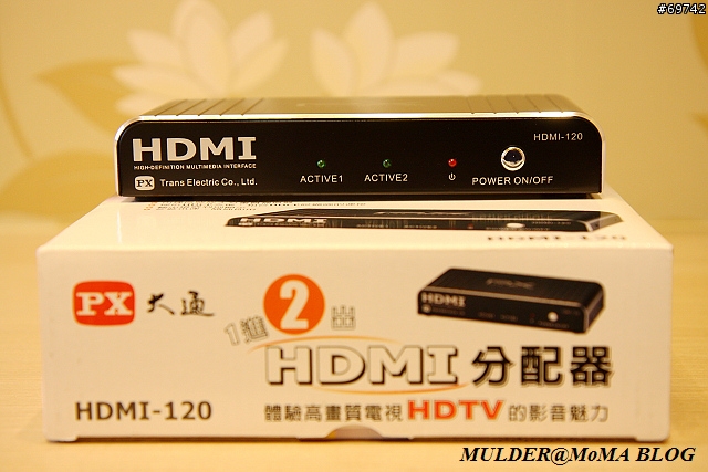 [MoMo桑分享] 大通HDMI-120 HDMI分配器：分的好 !!