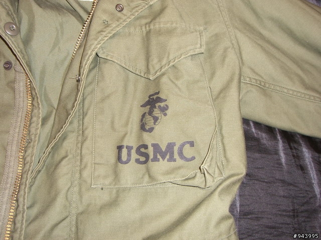 [易開罐] '72 越戰真品 美國海軍陸戰隊USMC公發 M-65 OD色野戰夾克