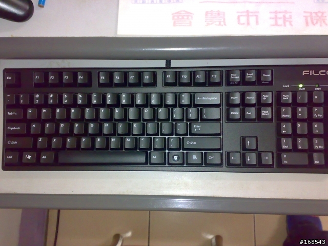 我也入手filco的104 青軸囉