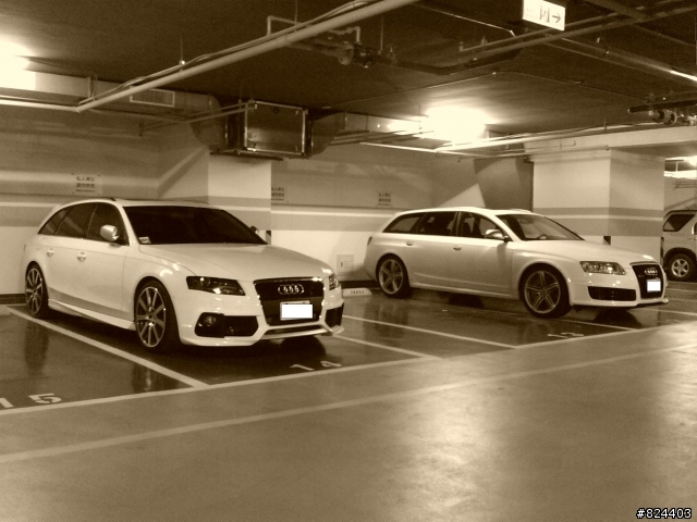 雪白RS6+雪白A4 AVANT 2.0TQS