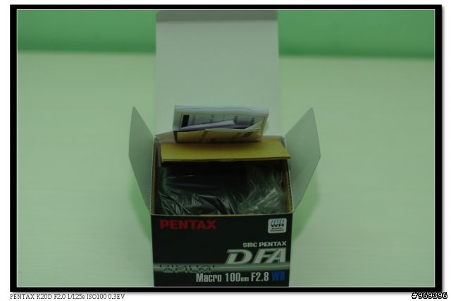 D FA 100mm WR 開箱文