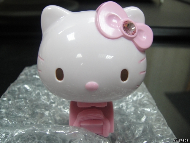 終於收到我的手繪風可愛Kitty摺疊車啦~