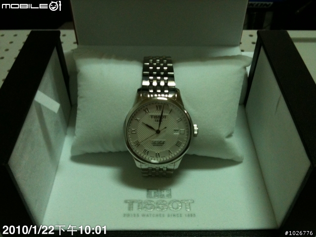 小弟的第一支自動錶-TISSOT Le Locle 力洛克系列 圖騰紋機械錶