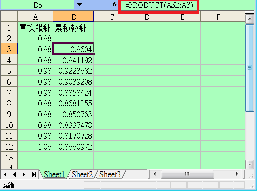 精算成本(七)-Give me a evil look/Job-財務工程-用EXCEL，15分鐘學會蒙地卡羅模擬