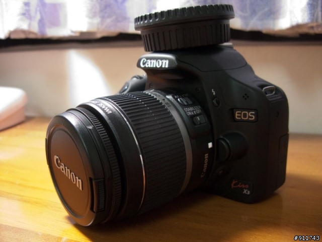 【開箱】重量適合女生拿的DSLR--KissX3入手>///<