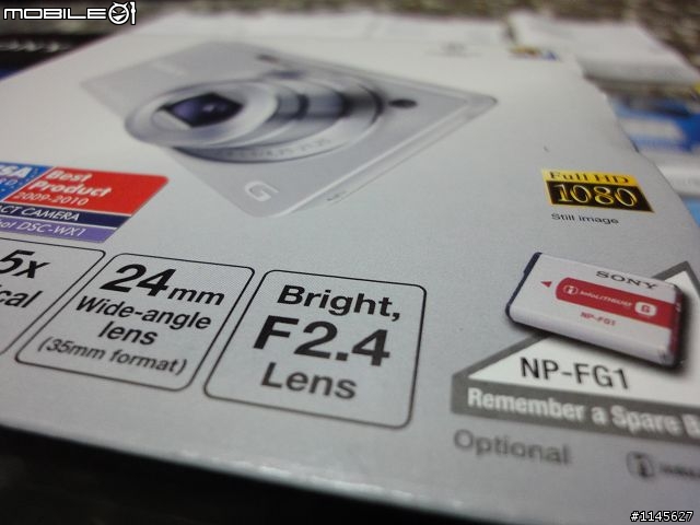 開箱 Sony WX1(黑)
