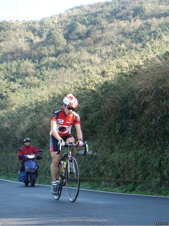 喜適盃大屯山挑戰賽終點前照片