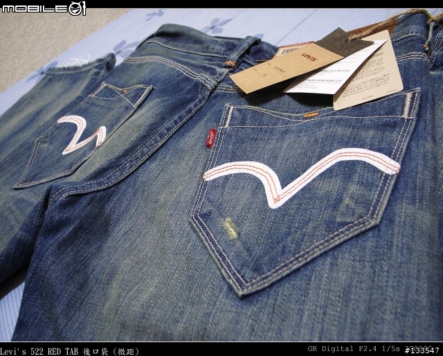 [開箱分享] Levi`s 522 RED TAB SLIM STRAIGHT...(新增著用例)