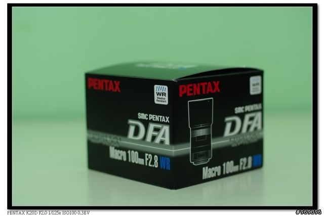 D FA 100mm WR 開箱文