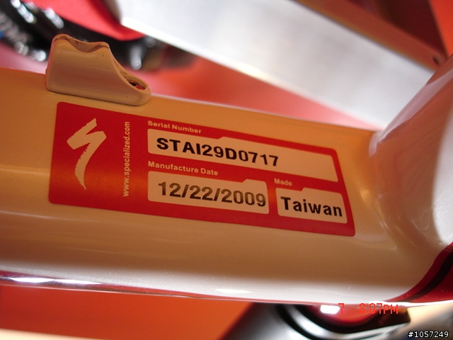 2010年款SPECIALIZED  Tarmac S-WORKS SL3全新到港開箱文!!(蝦咪!還有好料!?)