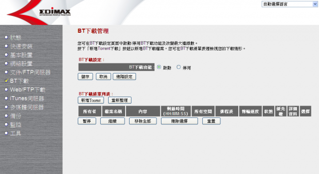 [簡測]EDIMAX NS-2502 超值家用小NAS BT下載不求人!!